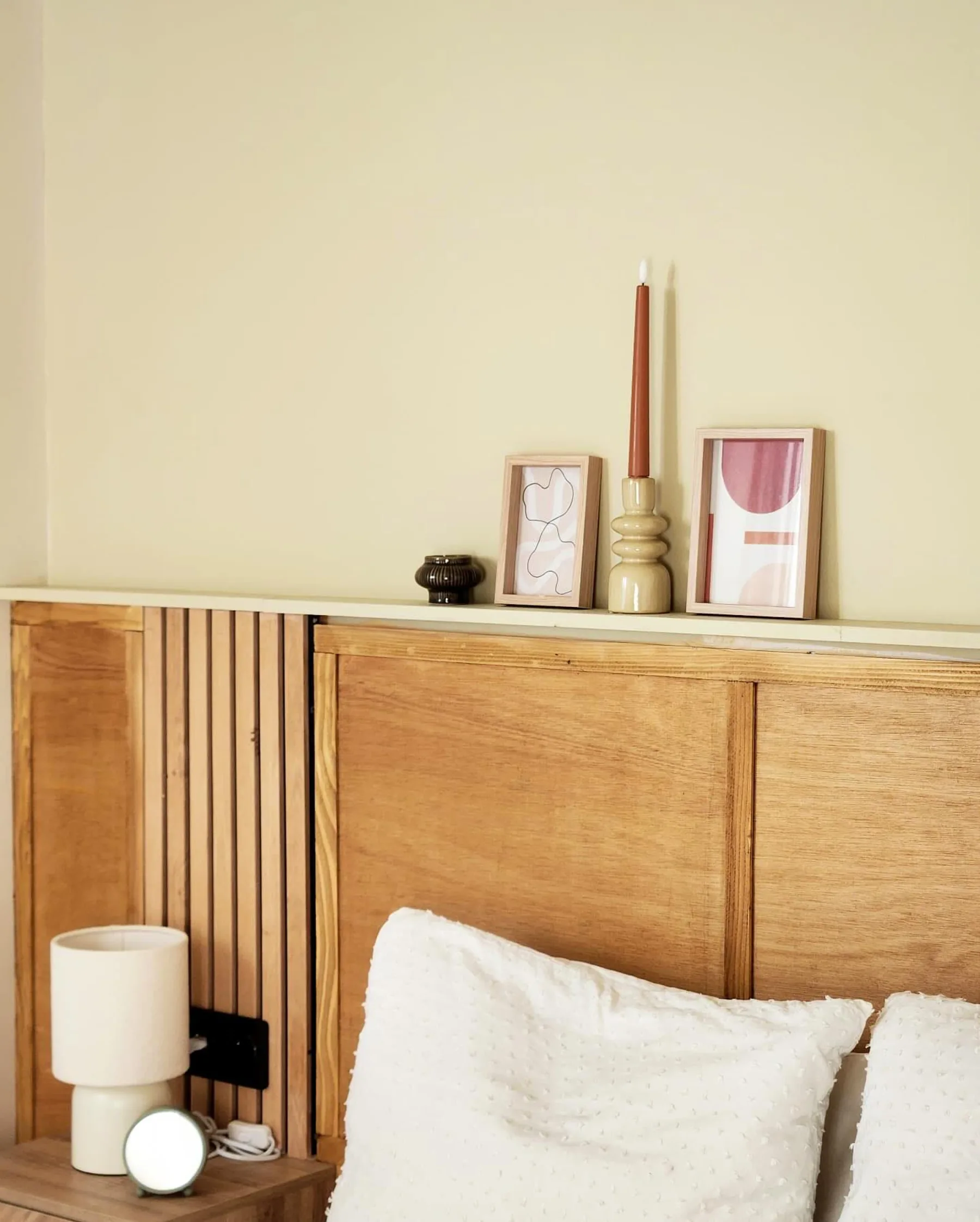 Chambre, tête de lit bois